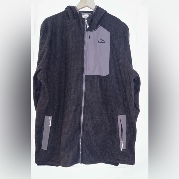 ✨NWT L.L. Bean Men's Pathfinder Performance Fleece Jacket Full-Zip Hoodie - Picture 2 of 8